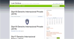 Desktop Screenshot of cordovaluis.org